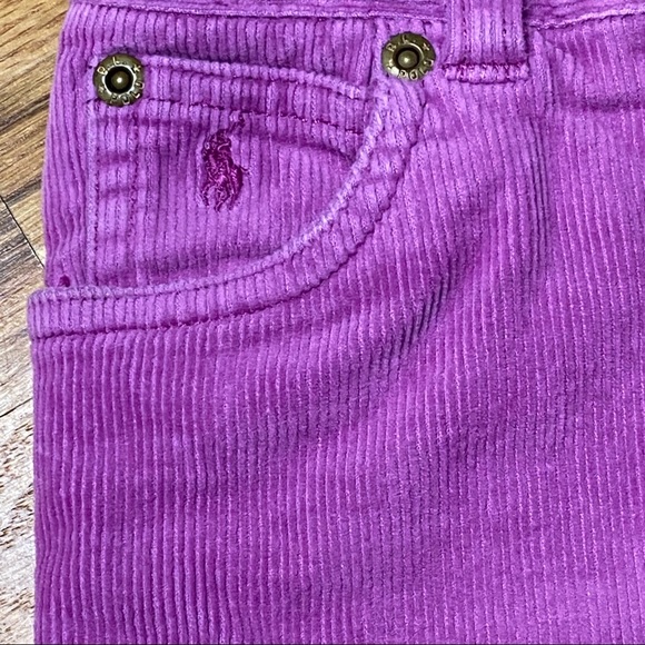 Ralph Lauren pony polo corduroy skirt purple - Picture 4 of 6
